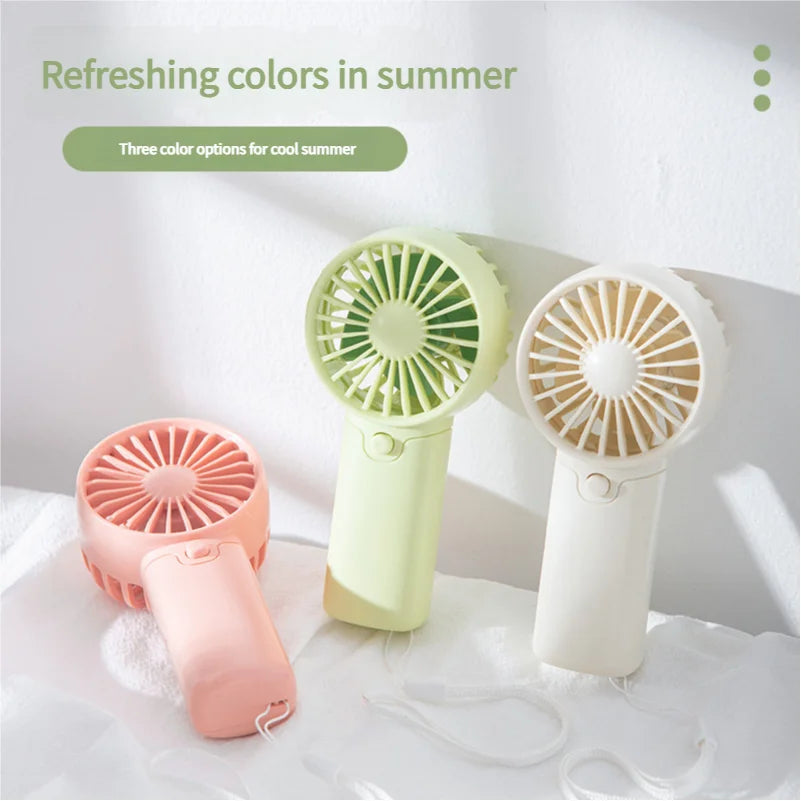 MEET SUN Portable Fan, Creative Compact Pocket Handheld Fan, Lightweight Mini Fan (AAA Batteries Not Included)
