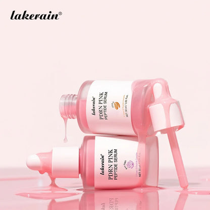 30Ml Salmon PDRN Pink Peptide Facial Serum Deep Moisturizing Long-Lasting Hydration Pink Glow Serum Even Skin Tone Korean Skinca