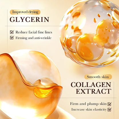 SADOER 24K Golden Collagen Serum for Face Moisturizing anti Wrinkles Hydrating Anti-Aging Facial Essence Skin Care Products