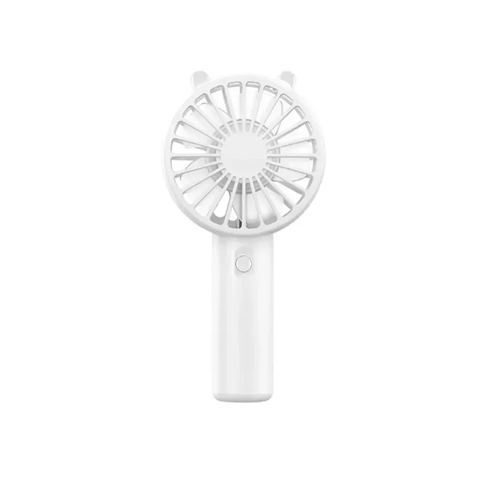 Mini USB Rechargeable Handheld Fan, Mute Portable Cooling Fan for Eyelash Makeup Desk Outdoor
