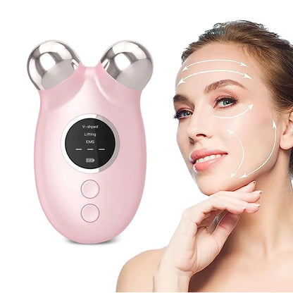 Facial Massager EMS Microcurrent Lifting Device Face Roller anti Wrinkle V Shape Lift Chin-Up Face Lift Machine Skincare Tool