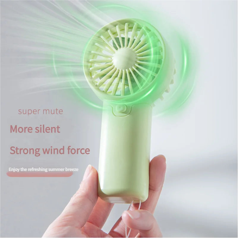 MEET SUN Portable Fan, Creative Compact Pocket Handheld Fan, Lightweight Mini Fan (AAA Batteries Not Included)