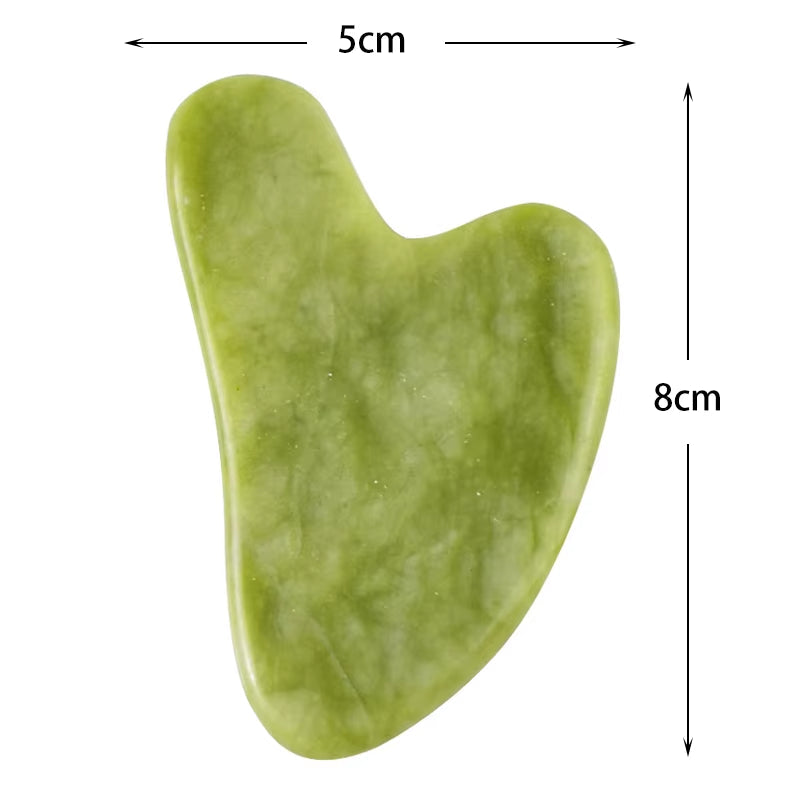 Natural Jade Gua Sha Stone green variant