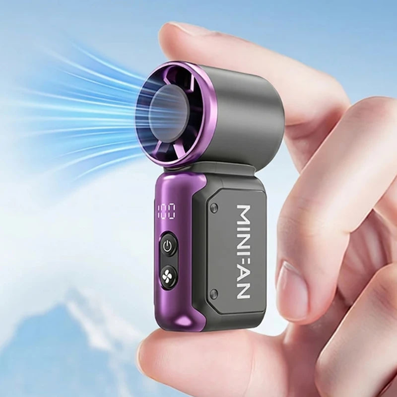 Mini Handheld Fan, Portable Small Electric Fan, USB Charging Portable Pocket Fan, Suitable for Outdoor, Travel, and Office Use