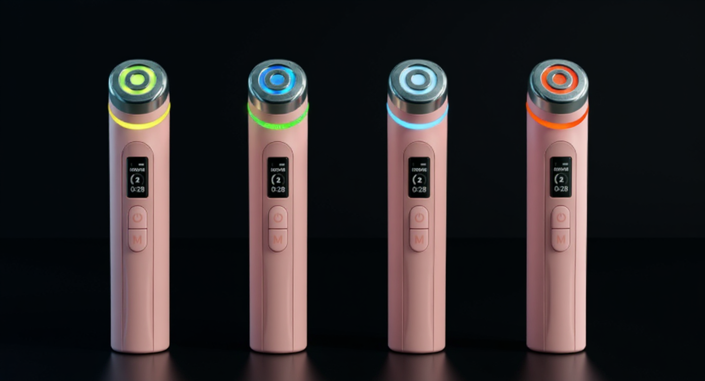 Portable Glow Booster four light mode colors