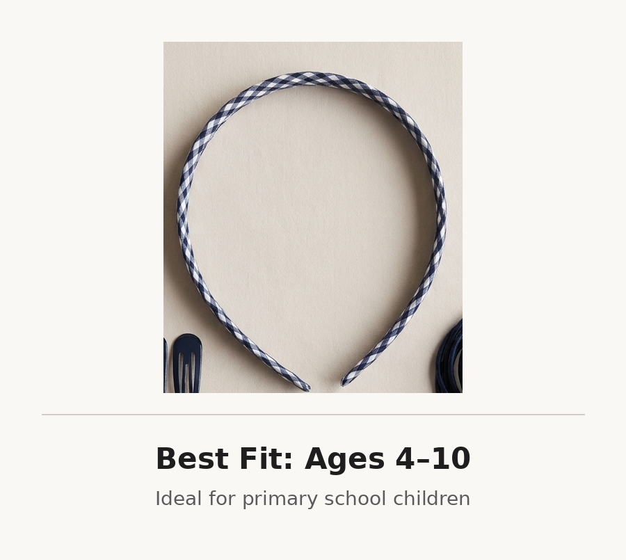 Girls School Hair Accessories Set – UK Uniform Colours, Bows, Clips & Scrunchies